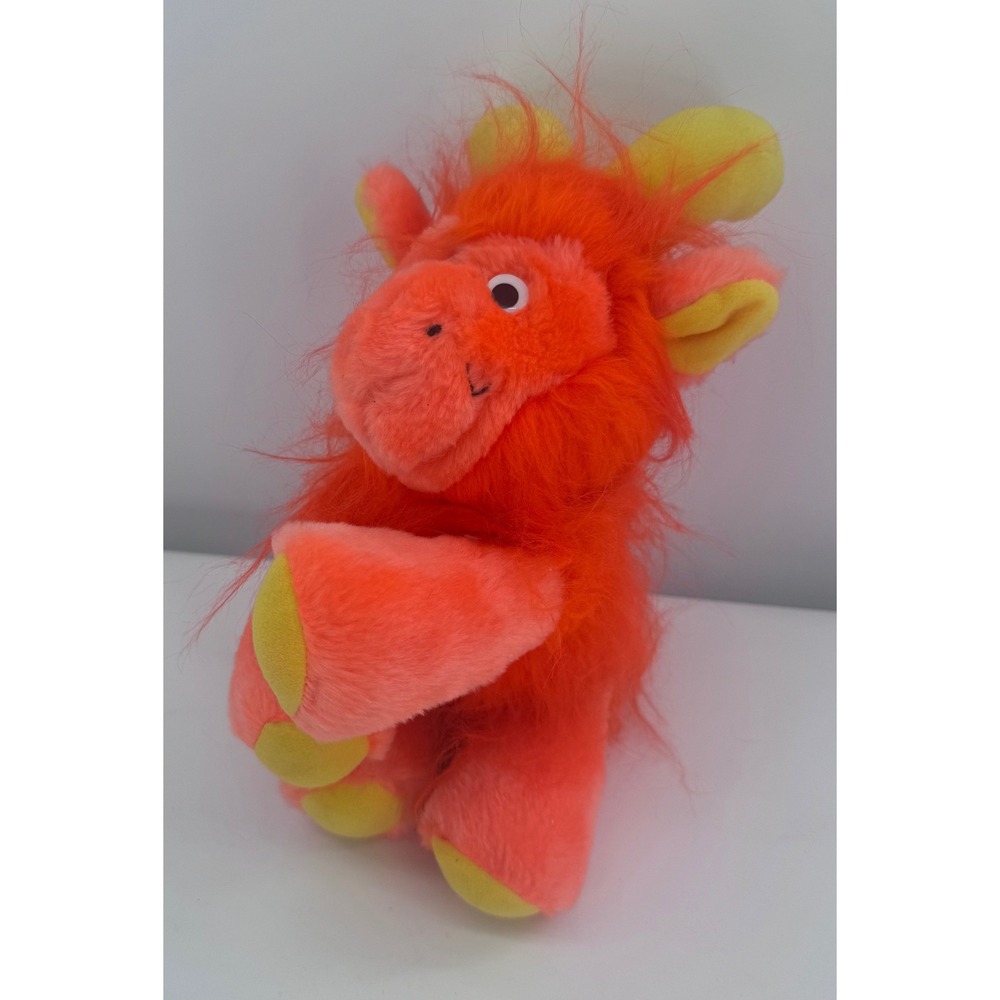 Dole Bananimal Plush 1983 Vintage Orange Goat 12" Shaggy Creature Advertising‎
